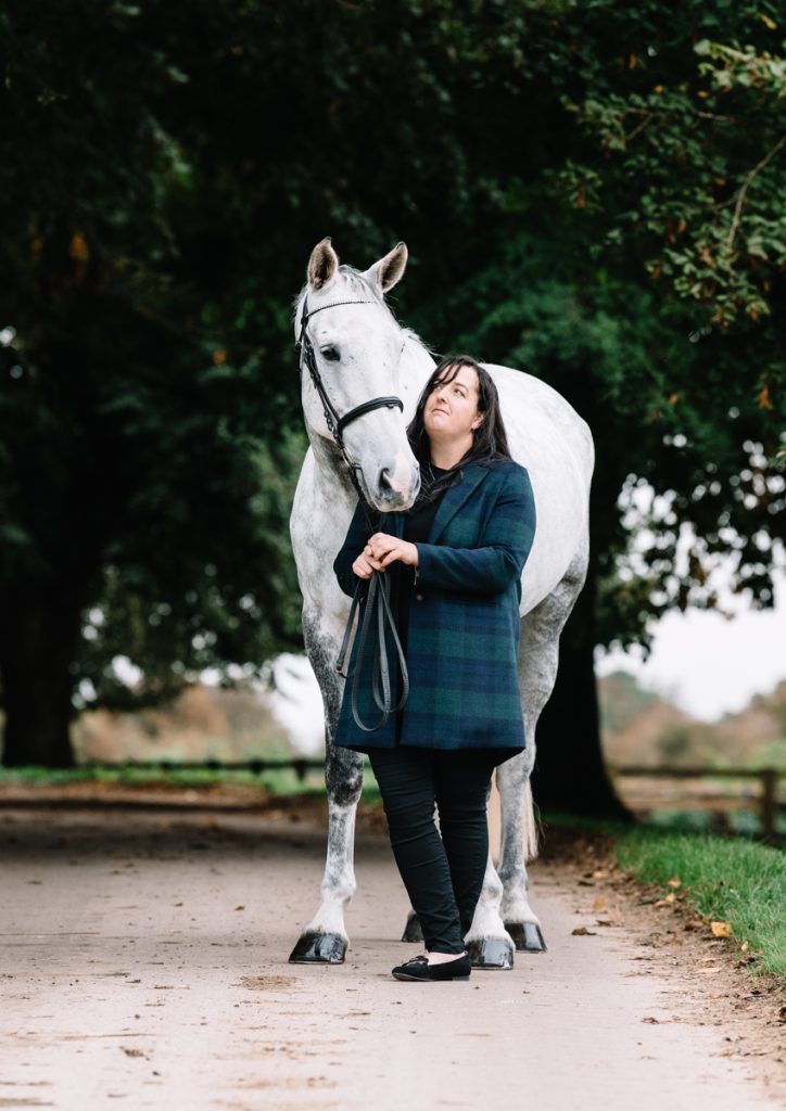 equine portrait photoshoot at Beaufort polo club in the autumn